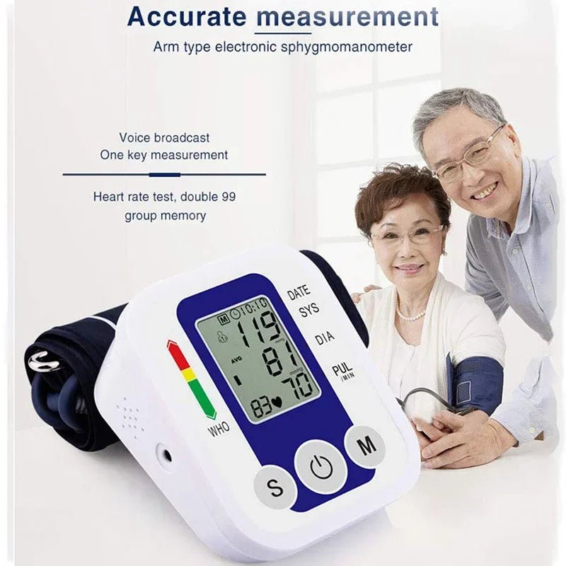 Digital Blood Pressure Monitor Kit + Thermometer & Oximeter - Karterly