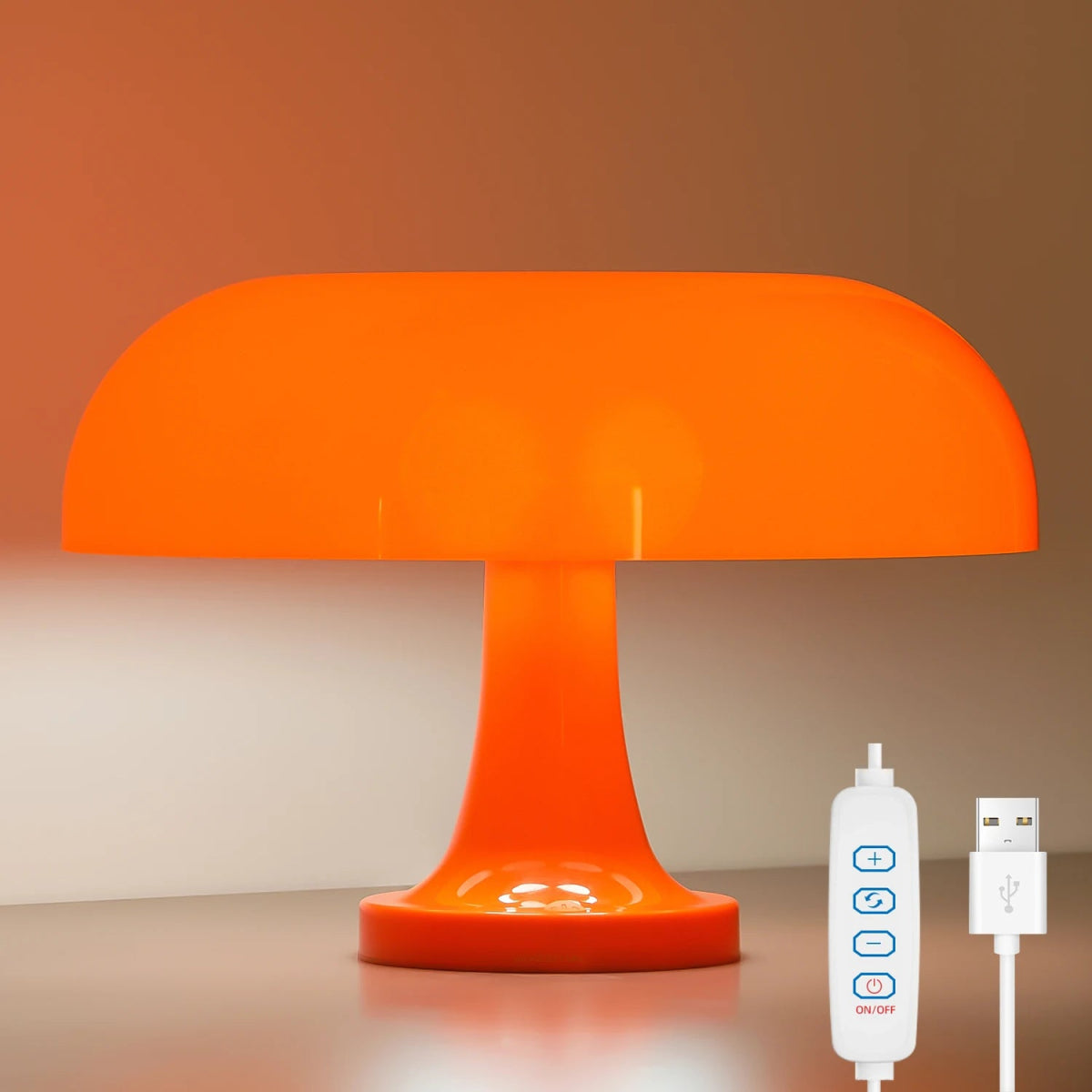 Mushroom Lamp – 60s - Inspired Retro Table Lamp - Karterly