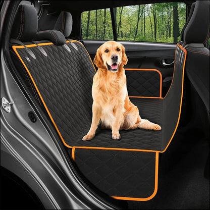 Waterproof Dog Car Seat Cover Hammock — Rear Seat Protector for Pets, Universal Fit, Easy Install - Karterly